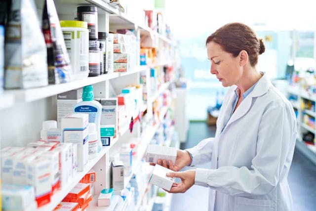 Pharmacist considering medications